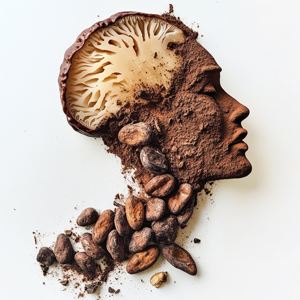 Lions Mane & Cacao Mushroom Extract | Liquid Drops for Focus & Mood